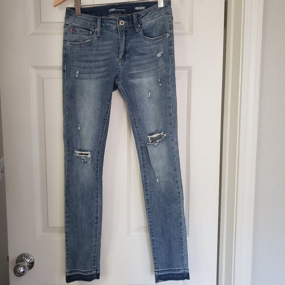 A'2nd by Special A Jeans skinny medium-wash distressed jeans Size 5 - Picture 5 of 7